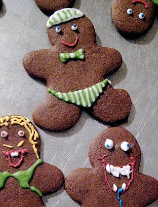 eli makes the best/most ridiculous gingerbread men!