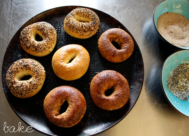 bagels, baked