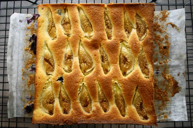 baked fig cake