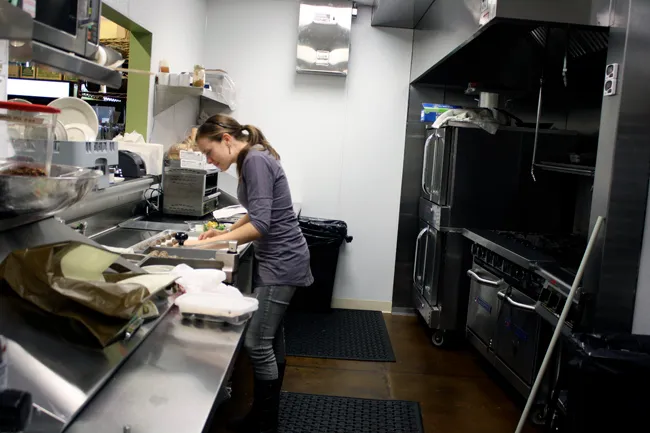 my sister, the bad-ass chef in the family
