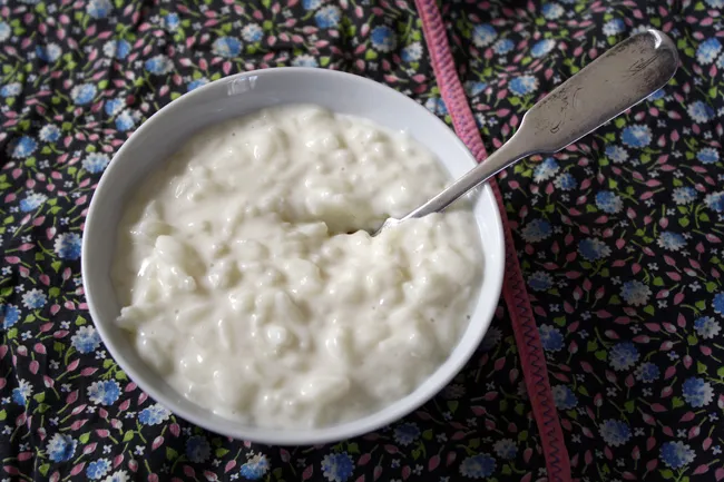 coconut rice pudding