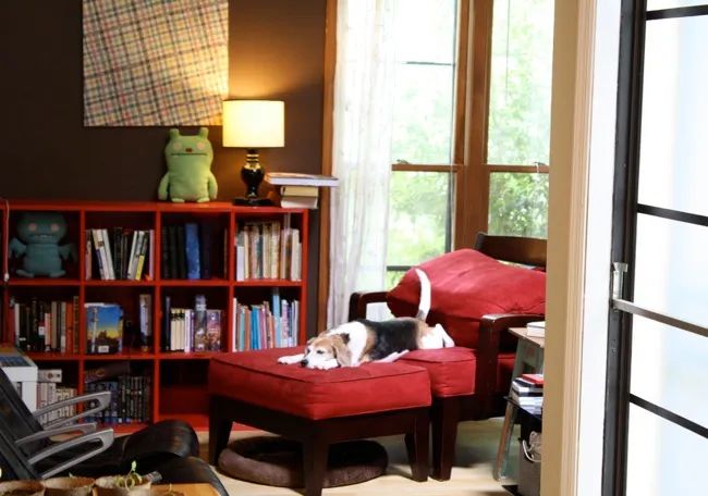 red cubbies (beagle not included)