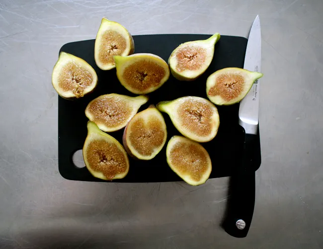 halved figs