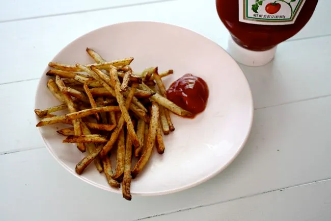 oven-baked french fries