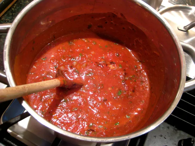 marinara sauce from the grit cookbook