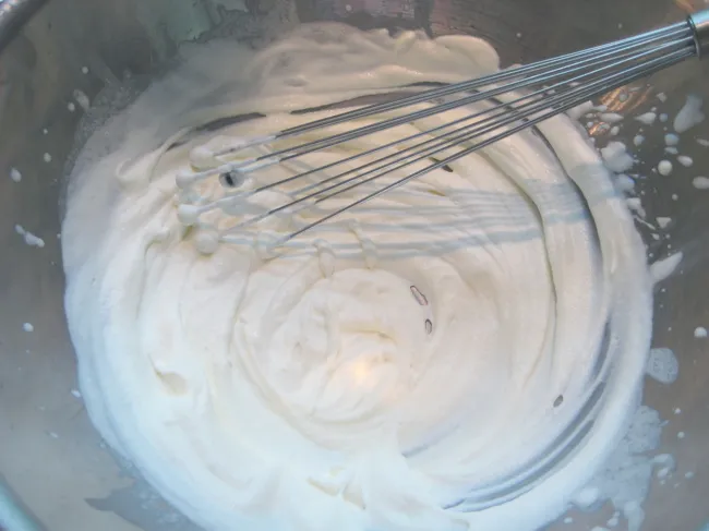 hand-whipped cream