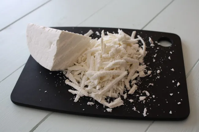 grated mizithra cheese