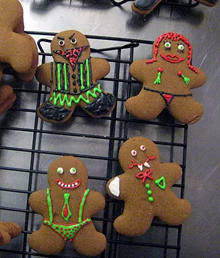 eli makes the best/most ridiculous gingerbread men!