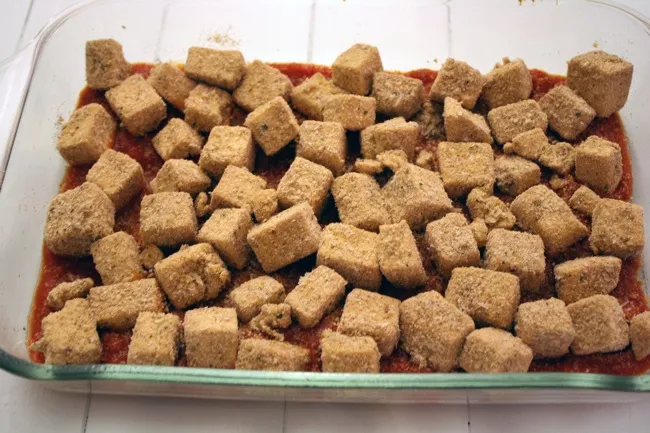 breaded tofu