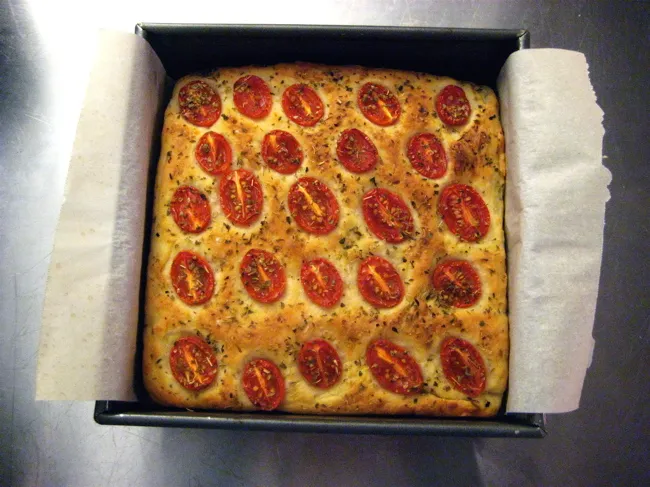 tomato potato focaccia